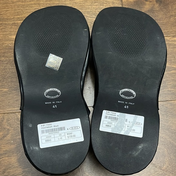 New, 8 by YOOX leather clogs - Picture 7 of 7